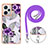 Silicone Candy Rubber Gel Fashionable Pattern Soft Case Cover with Lanyard Strap YB3 for Xiaomi Redmi Note 12 Explorer