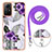 Silicone Candy Rubber Gel Fashionable Pattern Soft Case Cover with Lanyard Strap YB3 for Xiaomi Redmi Note 12S