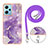 Silicone Candy Rubber Gel Fashionable Pattern Soft Case Cover with Lanyard Strap YB5 for Xiaomi Poco X5 5G
