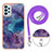 Silicone Candy Rubber Gel Fashionable Pattern Soft Case Cover with Lanyard Strap YB7 for Samsung Galaxy A53 5G