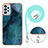 Silicone Candy Rubber Gel Fashionable Pattern Soft Case Cover with Lanyard Strap YB7 for Samsung Galaxy A72 4G