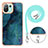 Silicone Candy Rubber Gel Fashionable Pattern Soft Case Cover with Lanyard Strap YB7 for Xiaomi Mi 11 Lite 4G