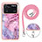 Silicone Candy Rubber Gel Fashionable Pattern Soft Case Cover with Lanyard Strap YB7 for Xiaomi Poco M4 Pro 4G