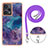 Silicone Candy Rubber Gel Fashionable Pattern Soft Case Cover with Lanyard Strap YB7 for Xiaomi Redmi Note 12 Turbo 5G