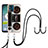 Silicone Candy Rubber Gel Fashionable Pattern Soft Case Cover with Lanyard Strap YB8 for Motorola Moto E13