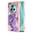 Silicone Candy Rubber Gel Fashionable Pattern Soft Case Cover Y01B for Huawei Honor Magic5 Lite 5G Purple