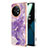 Silicone Candy Rubber Gel Fashionable Pattern Soft Case Cover Y01B for OnePlus 11 5G Purple