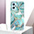 Silicone Candy Rubber Gel Fashionable Pattern Soft Case Cover Y01B for Oppo A96 4G