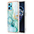 Silicone Candy Rubber Gel Fashionable Pattern Soft Case Cover Y01B for Realme 9 4G Green