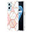 Silicone Candy Rubber Gel Fashionable Pattern Soft Case Cover Y01B for Realme 9i 4G Pink