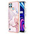 Silicone Candy Rubber Gel Fashionable Pattern Soft Case Cover Y01B for Realme C21Y Pink