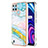 Silicone Candy Rubber Gel Fashionable Pattern Soft Case Cover Y01B for Realme C25Y Colorful