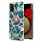 Silicone Candy Rubber Gel Fashionable Pattern Soft Case Cover Y01B for Samsung Galaxy A02s Midnight Green