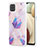 Silicone Candy Rubber Gel Fashionable Pattern Soft Case Cover Y01B for Samsung Galaxy A12 Clove Purple