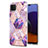 Silicone Candy Rubber Gel Fashionable Pattern Soft Case Cover Y01B for Samsung Galaxy A22s 5G Clove Purple