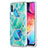 Silicone Candy Rubber Gel Fashionable Pattern Soft Case Cover Y01B for Samsung Galaxy A50 Green