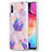 Silicone Candy Rubber Gel Fashionable Pattern Soft Case Cover Y01B for Samsung Galaxy A50S Clove Purple