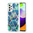 Silicone Candy Rubber Gel Fashionable Pattern Soft Case Cover Y01B for Samsung Galaxy A52 4G Midnight Green