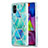 Silicone Candy Rubber Gel Fashionable Pattern Soft Case Cover Y01B for Samsung Galaxy M51