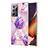 Silicone Candy Rubber Gel Fashionable Pattern Soft Case Cover Y01B for Samsung Galaxy Note 20 Ultra 5G Clove Purple