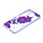 Silicone Candy Rubber Gel Fashionable Pattern Soft Case Cover Y01X for Samsung Galaxy A22 5G Purple