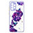 Silicone Candy Rubber Gel Fashionable Pattern Soft Case Cover Y01X for Samsung Galaxy A73 5G Purple
