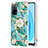 Silicone Candy Rubber Gel Fashionable Pattern Soft Case Cover Y02B for Oppo A53s 5G Green