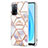 Silicone Candy Rubber Gel Fashionable Pattern Soft Case Cover Y02B for Oppo A55 5G