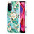 Silicone Candy Rubber Gel Fashionable Pattern Soft Case Cover Y02B for Oppo A74 5G Green