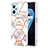 Silicone Candy Rubber Gel Fashionable Pattern Soft Case Cover Y02B for Oppo A96 4G