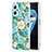 Silicone Candy Rubber Gel Fashionable Pattern Soft Case Cover Y02B for Oppo A96 4G Green