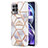 Silicone Candy Rubber Gel Fashionable Pattern Soft Case Cover Y02B for Realme 8i