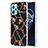 Silicone Candy Rubber Gel Fashionable Pattern Soft Case Cover Y02B for Realme 9 4G Black