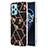 Silicone Candy Rubber Gel Fashionable Pattern Soft Case Cover Y02B for Realme Q5 5G Black