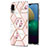 Silicone Candy Rubber Gel Fashionable Pattern Soft Case Cover Y02B for Samsung Galaxy A02 Pink