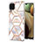 Silicone Candy Rubber Gel Fashionable Pattern Soft Case Cover Y02B for Samsung Galaxy A12 Nacho