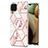 Silicone Candy Rubber Gel Fashionable Pattern Soft Case Cover Y02B for Samsung Galaxy A12 Nacho Pink