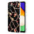 Silicone Candy Rubber Gel Fashionable Pattern Soft Case Cover Y02B for Samsung Galaxy A13 5G Black