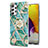 Silicone Candy Rubber Gel Fashionable Pattern Soft Case Cover Y02B for Samsung Galaxy A72 4G Green