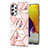 Silicone Candy Rubber Gel Fashionable Pattern Soft Case Cover Y02B for Samsung Galaxy A72 5G Pink
