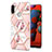 Silicone Candy Rubber Gel Fashionable Pattern Soft Case Cover Y02B for Samsung Galaxy M11 Pink