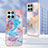 Silicone Candy Rubber Gel Fashionable Pattern Soft Case Cover Y03B for Huawei Honor X6 5G