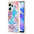 Silicone Candy Rubber Gel Fashionable Pattern Soft Case Cover Y03B for Huawei Honor X7a