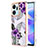 Silicone Candy Rubber Gel Fashionable Pattern Soft Case Cover Y03B for Huawei Honor X7a