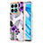 Silicone Candy Rubber Gel Fashionable Pattern Soft Case Cover Y03B for Huawei Honor X8a 4G