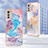 Silicone Candy Rubber Gel Fashionable Pattern Soft Case Cover Y03B for Motorola Moto E32s