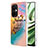 Silicone Candy Rubber Gel Fashionable Pattern Soft Case Cover Y03B for Oppo K11x 5G