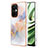 Silicone Candy Rubber Gel Fashionable Pattern Soft Case Cover Y03B for Oppo K11x 5G