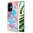 Silicone Candy Rubber Gel Fashionable Pattern Soft Case Cover Y03B for Oppo K11x 5G