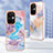 Silicone Candy Rubber Gel Fashionable Pattern Soft Case Cover Y03B for Oppo K11x 5G